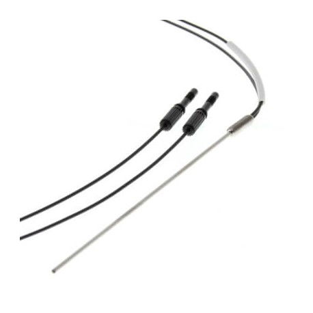Omron E32-DC200F4R E32DC200F4R,1 OMRON Fiber optic sensor, diffuse, 3mm dia head, 1.2mm dia sleeve, high..